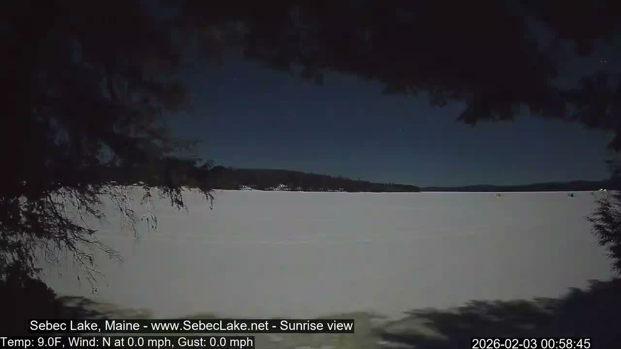 Sebec Lake Live Cam  - Dover&Foxcroft , Maine , USA