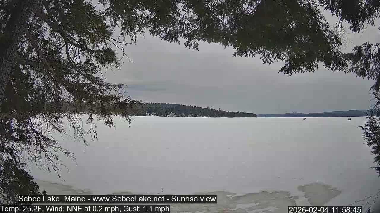 Sebec Lake Live Cam  - Dover&Foxcroft , Maine , USA
