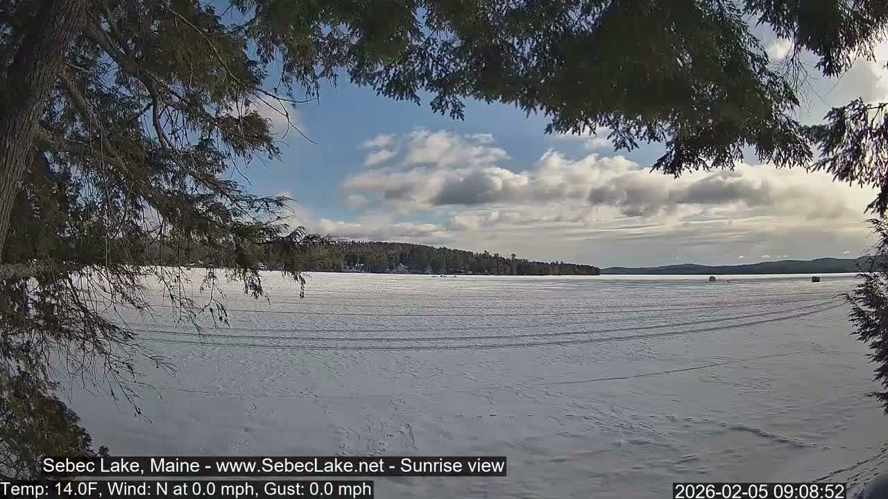 Sebec Lake Live Cam  - Dover&Foxcroft , Maine , USA
