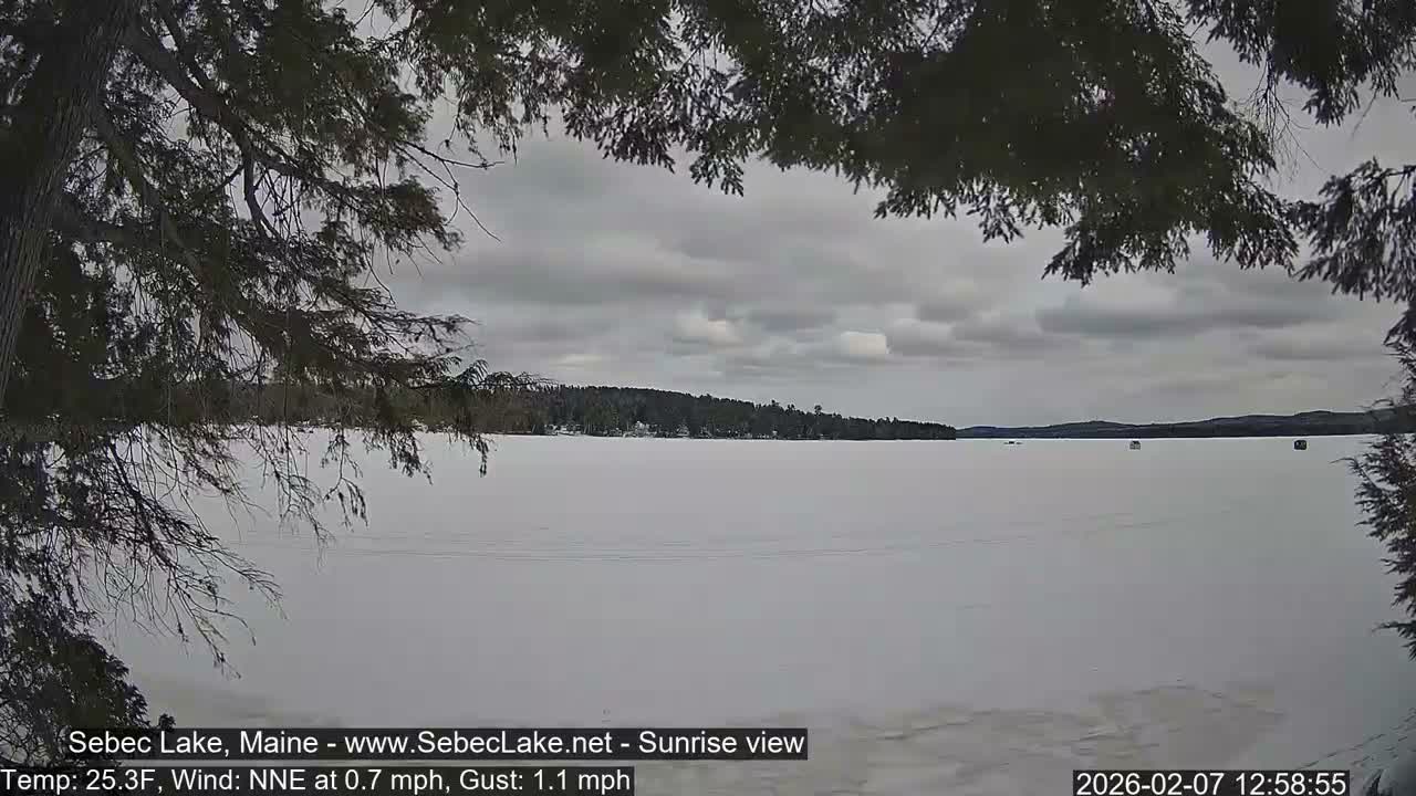 Sebec Lake Live Cam  - Dover&Foxcroft , Maine , USA