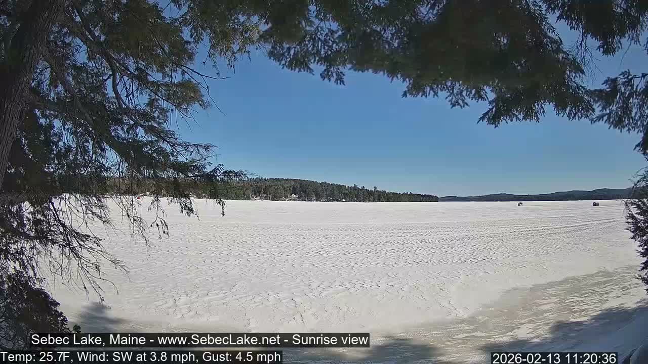 Sebec Lake Live Cam  - Dover&Foxcroft , Maine , USA