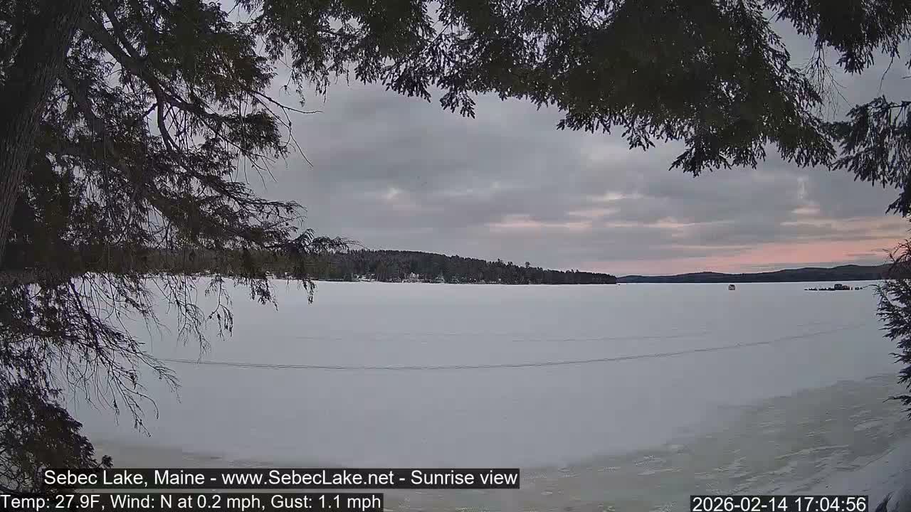 Sebec Lake Live Cam  - Dover&Foxcroft , Maine , USA