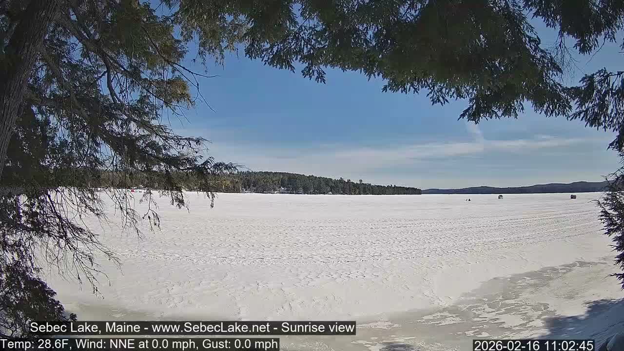 Sebec Lake Live Cam  - Dover&Foxcroft , Maine , USA