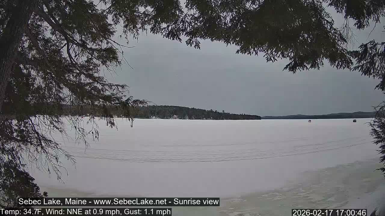 Sebec Lake Live Cam  - Dover&Foxcroft , Maine , USA