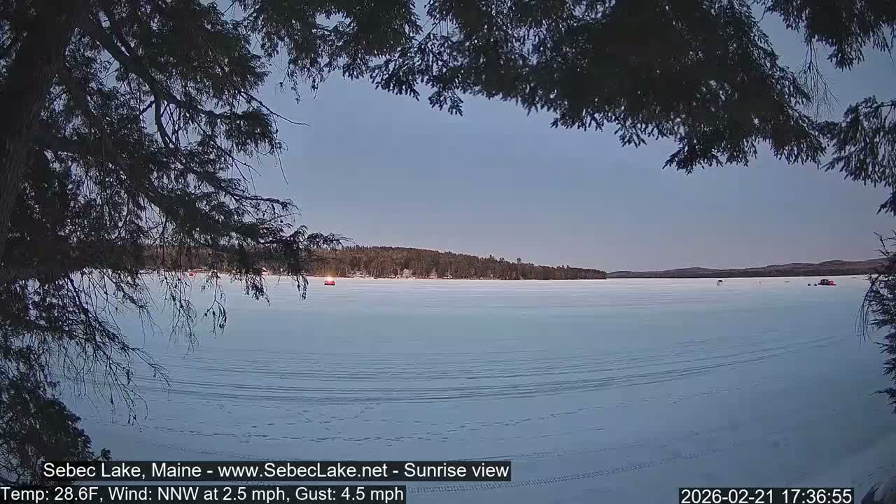 Sebec Lake Live Cam  - Dover&Foxcroft , Maine , USA