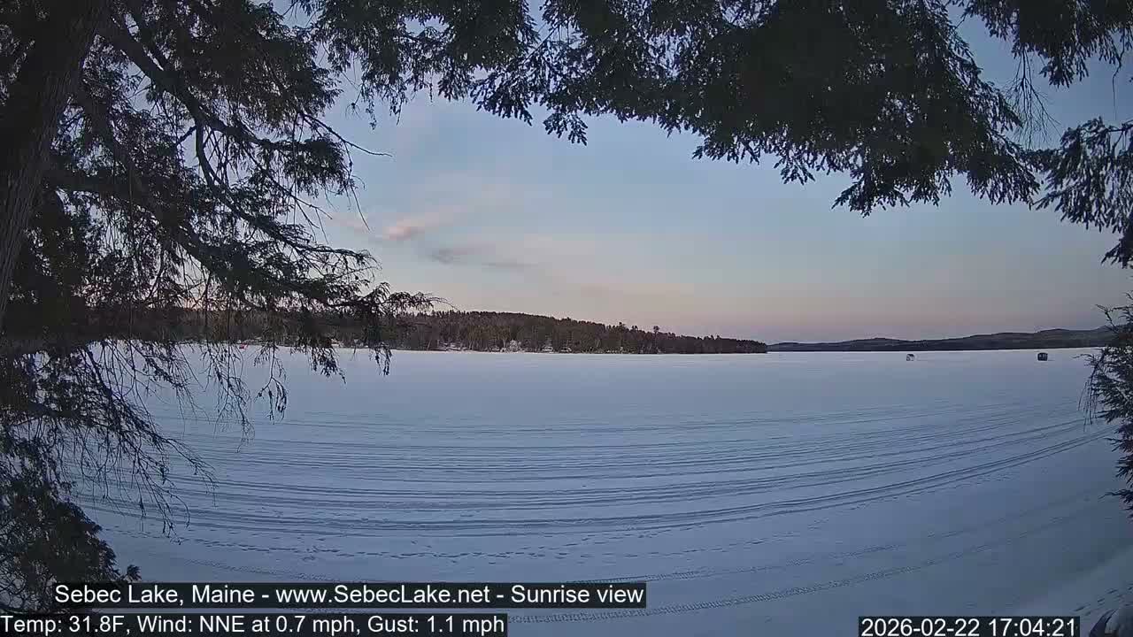 Sebec Lake Live Cam  - Dover&Foxcroft , Maine , USA
