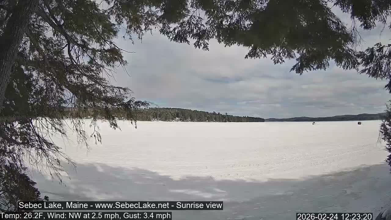 Sebec Lake Live Cam  - Dover&Foxcroft , Maine , USA