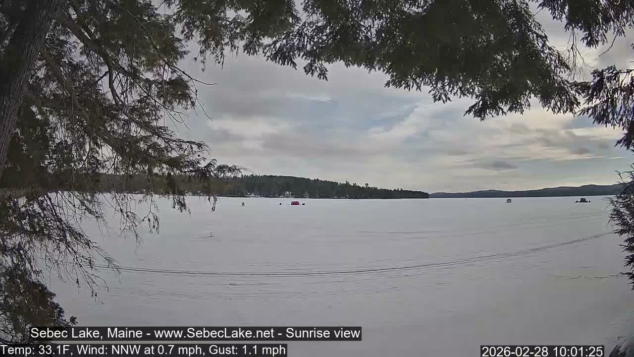 Sebec Lake Live Cam  - Dover&Foxcroft , Maine , USA