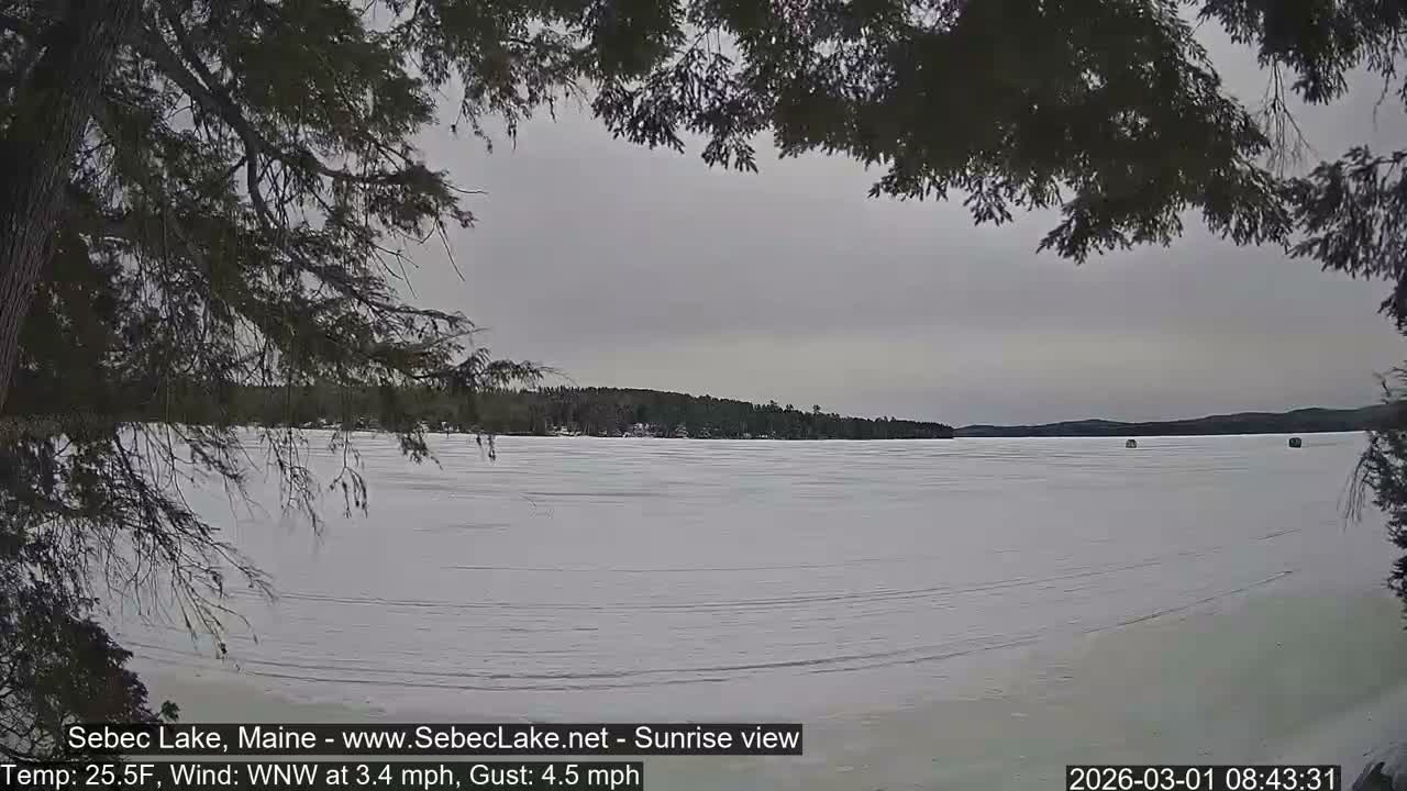 Sebec Lake Live Cam  - Dover&Foxcroft , Maine , USA