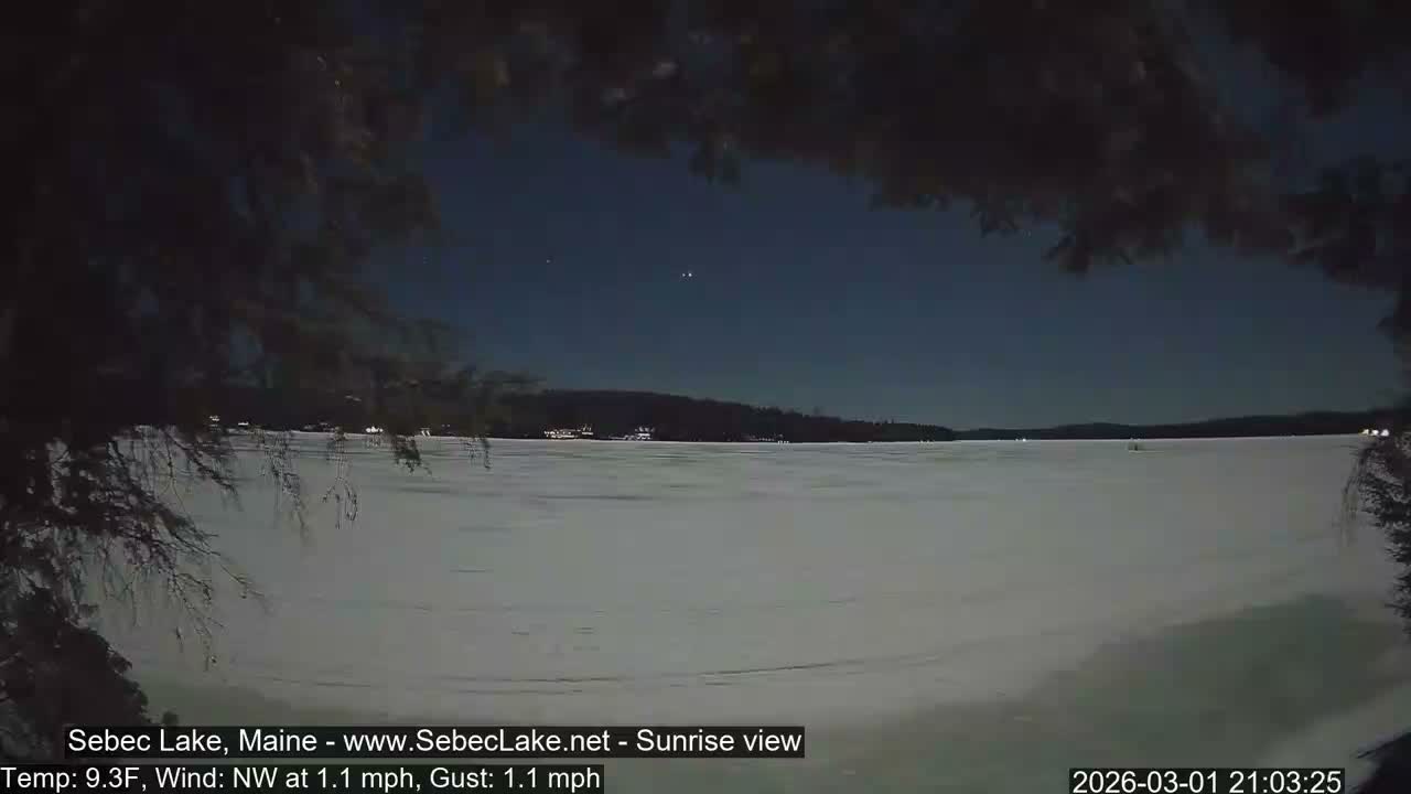 Sebec Lake Live Cam  - Dover&Foxcroft , Maine , USA