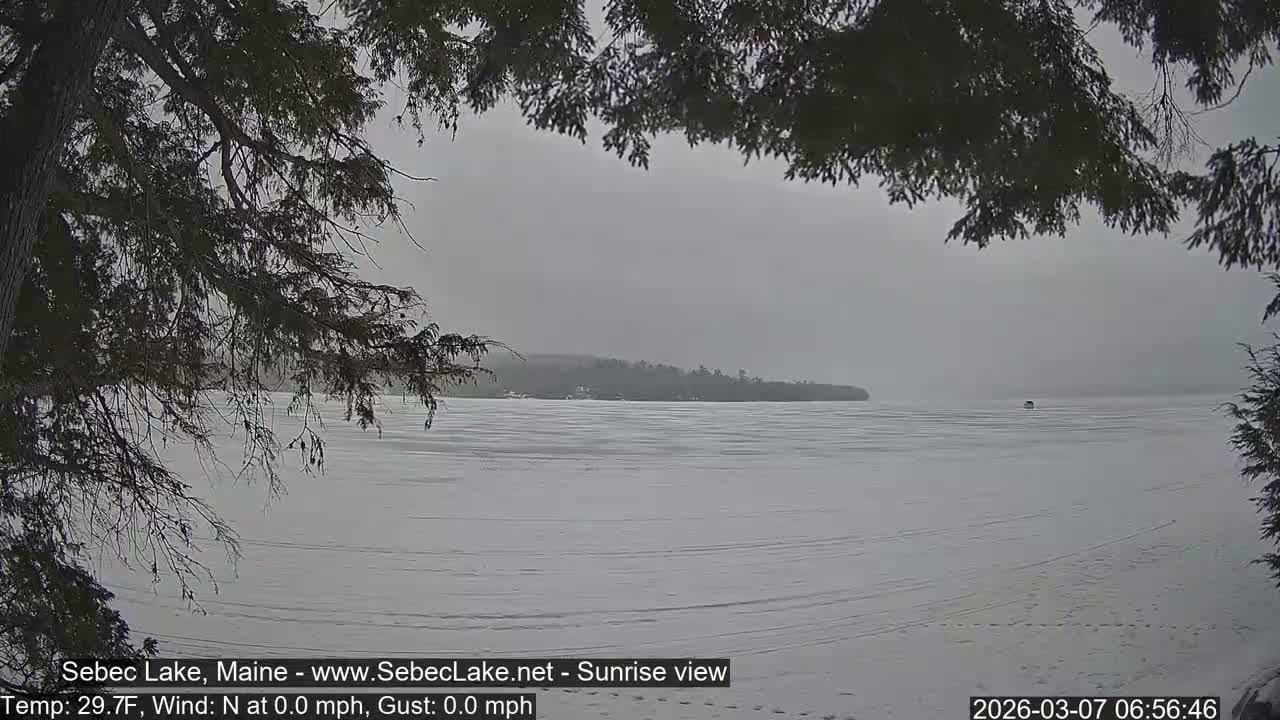 Sebec Lake Live Cam  - Dover&Foxcroft , Maine , USA