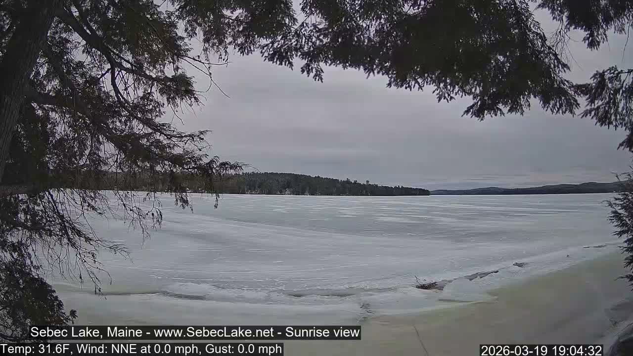 Sebec Lake Live Cam  - Dover&Foxcroft , Maine , USA