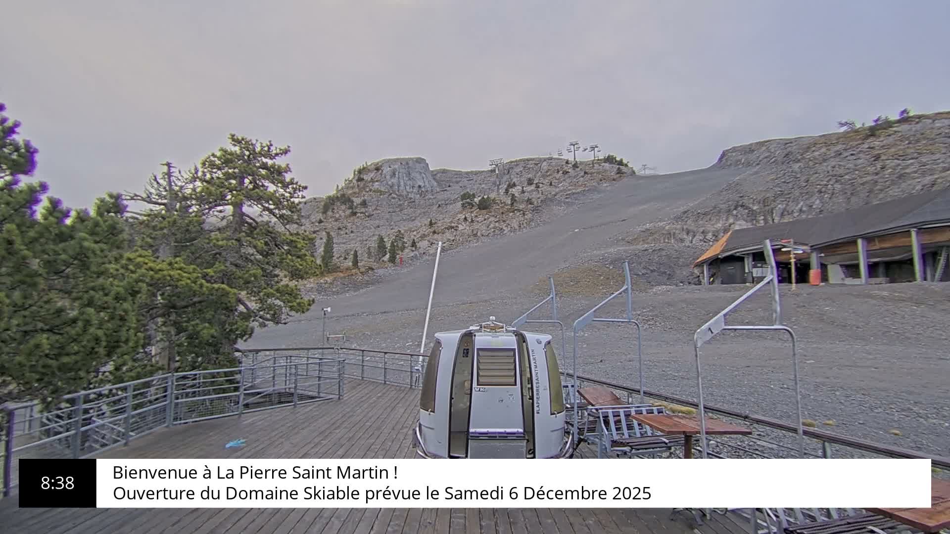 La Pierre-Saint-Martin Ski Area Palombiere Live Cam - Arette, Pyrenees-Atlantiques, Nouvelle-Aquitaine, France