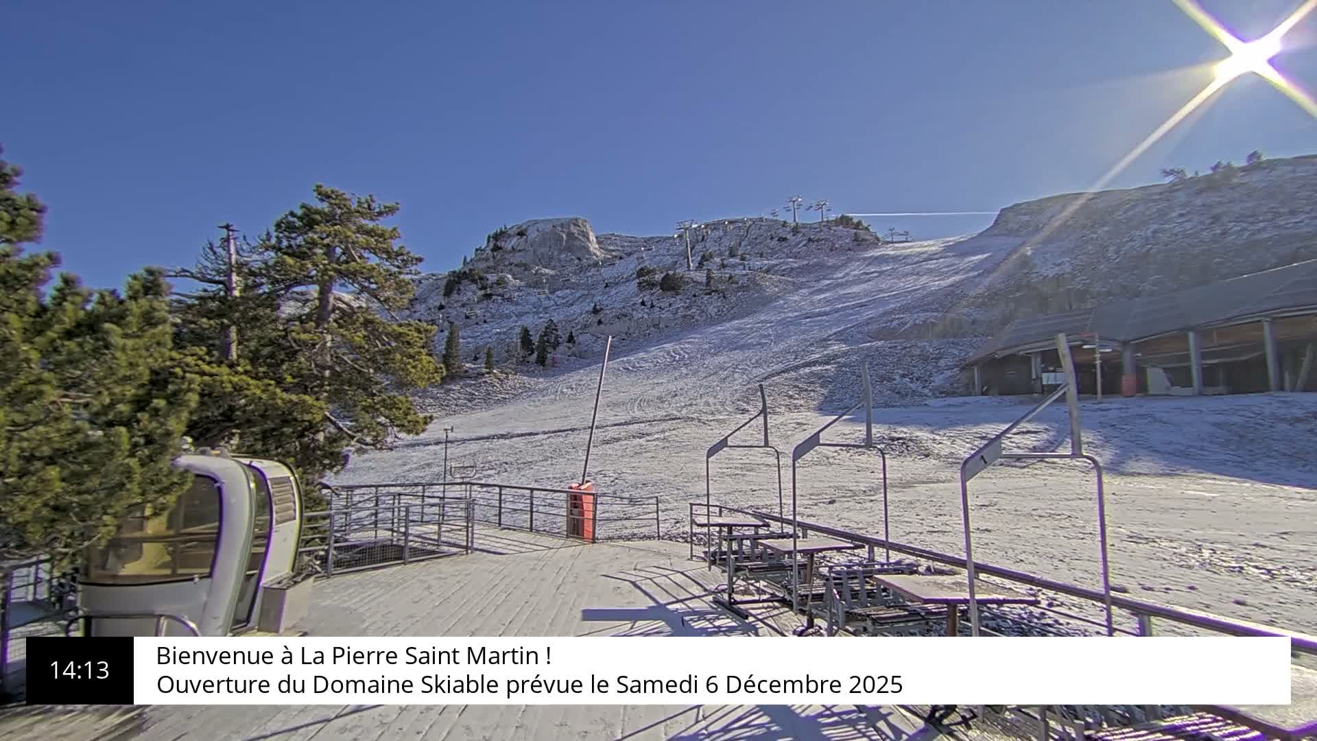 La Pierre-Saint-Martin Ski Area Palombiere Live Cam - Arette, Pyrenees-Atlantiques, Nouvelle-Aquitaine, France