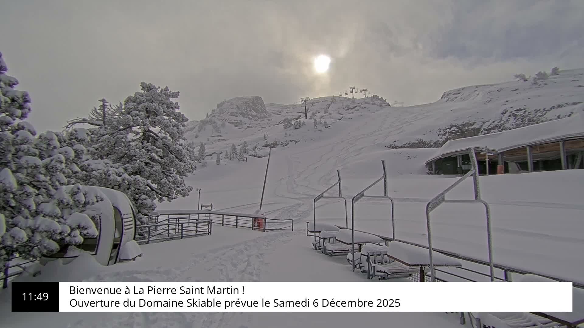 La Pierre-Saint-Martin Ski Area Palombiere Live Cam - Arette, Pyrenees-Atlantiques, Nouvelle-Aquitaine, France