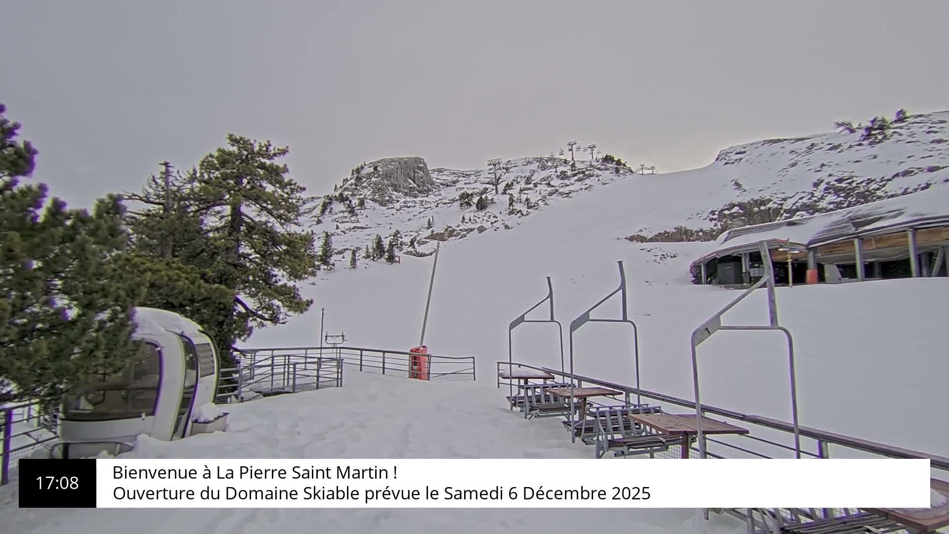 La Pierre-Saint-Martin Ski Area Palombiere Live Cam - Arette, Pyrenees-Atlantiques, Nouvelle-Aquitaine, France