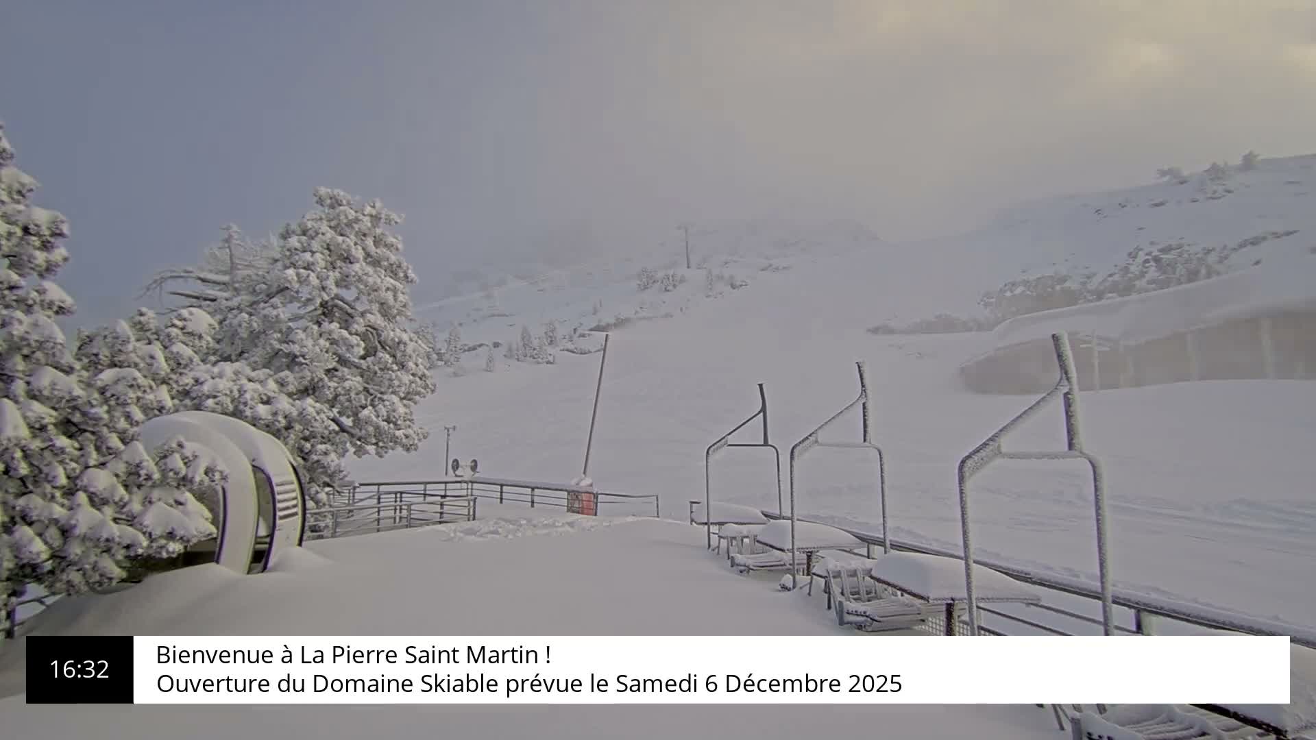 La Pierre-Saint-Martin Ski Area Palombiere Live Cam - Arette, Pyrenees-Atlantiques, Nouvelle-Aquitaine, France