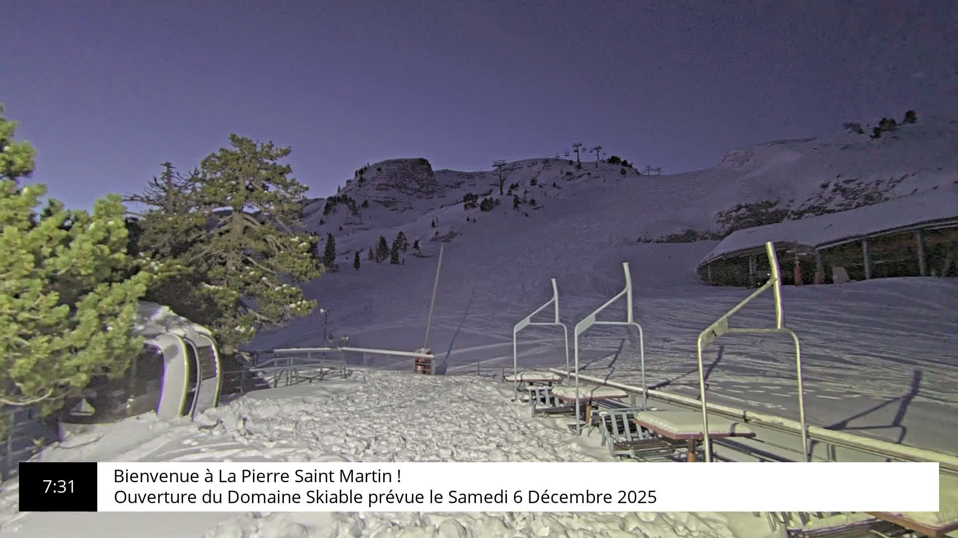 La Pierre-Saint-Martin Ski Area Palombiere Live Cam - Arette, Pyrenees-Atlantiques, Nouvelle-Aquitaine, France