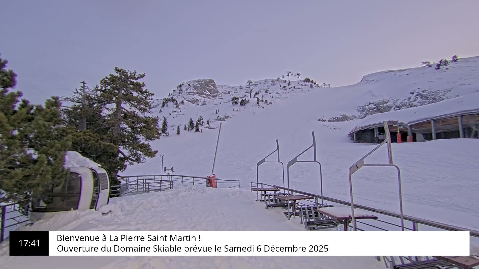 La Pierre-Saint-Martin Ski Area Palombiere Live Cam - Arette, Pyrenees-Atlantiques, Nouvelle-Aquitaine, France
