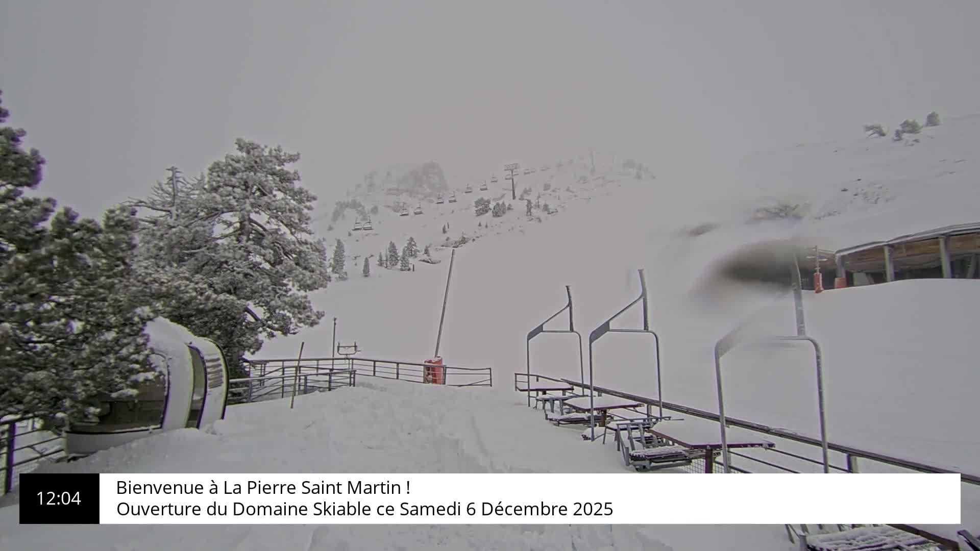 La Pierre-Saint-Martin Ski Area Palombiere Live Cam - Arette, Pyrenees-Atlantiques, Nouvelle-Aquitaine, France