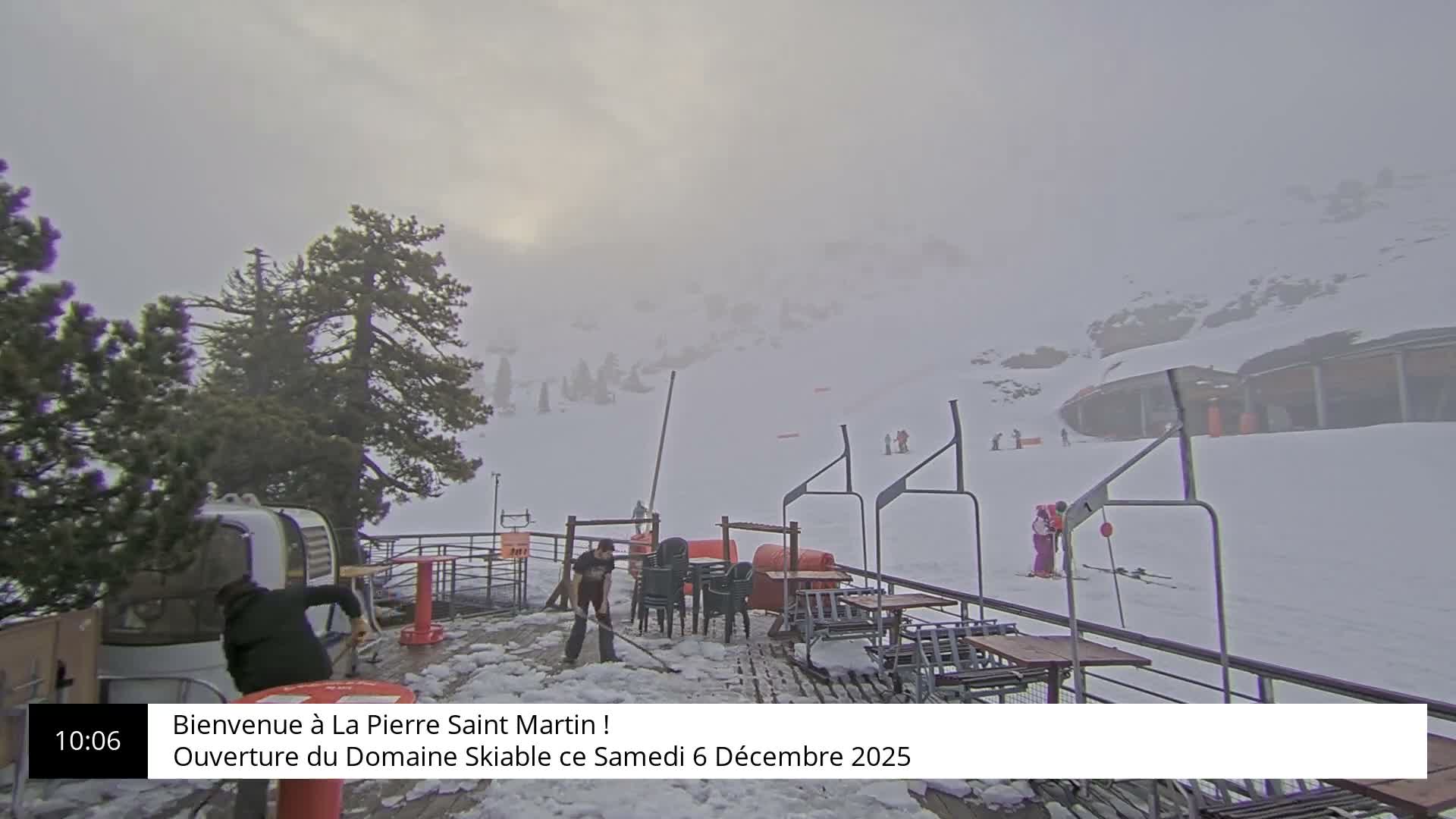 La Pierre-Saint-Martin Ski Area Palombiere Live Cam - Arette, Pyrenees-Atlantiques, Nouvelle-Aquitaine, France