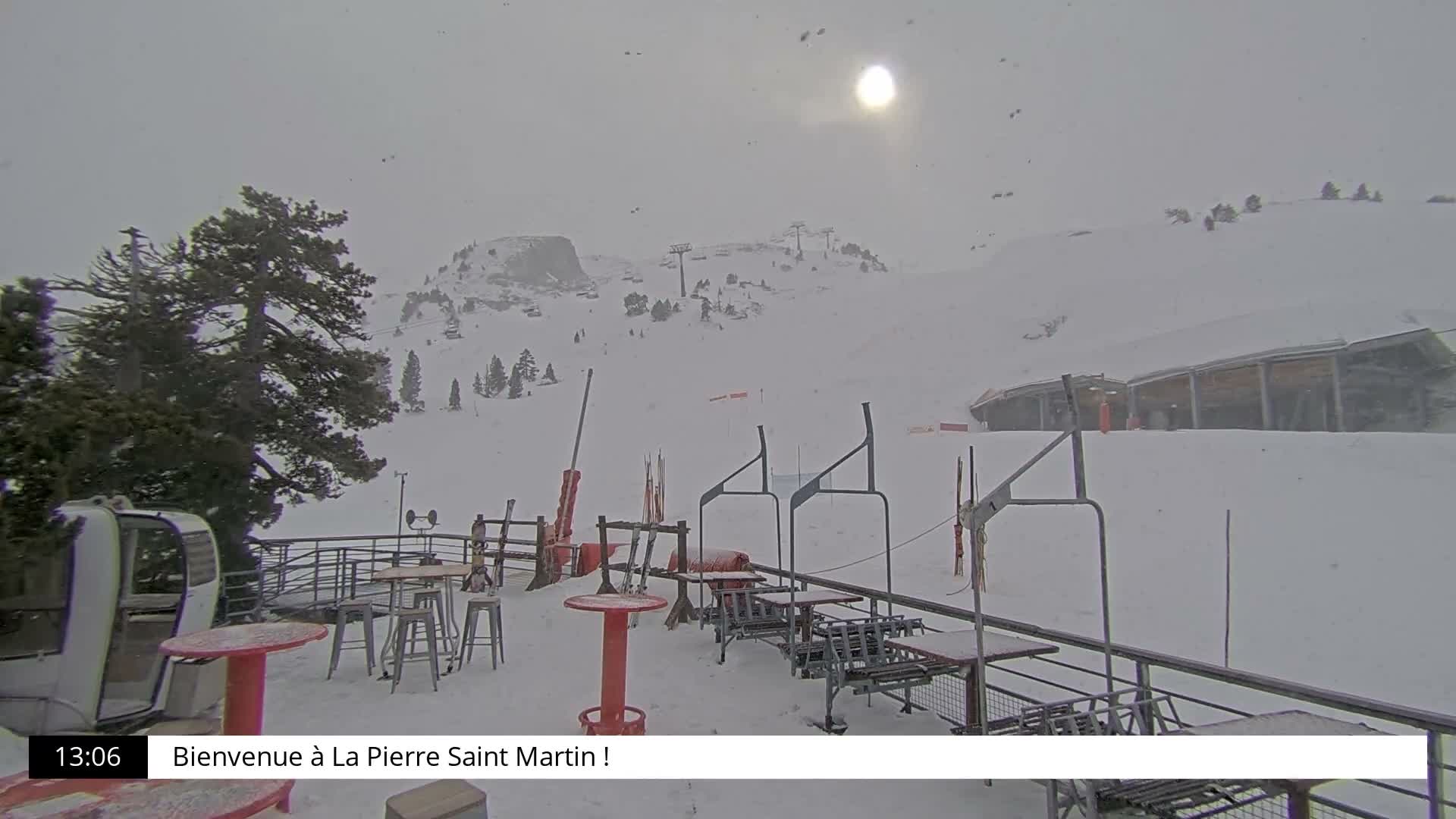 La Pierre-Saint-Martin Ski Area Palombiere Live Cam - Arette, Pyrenees-Atlantiques, Nouvelle-Aquitaine, France