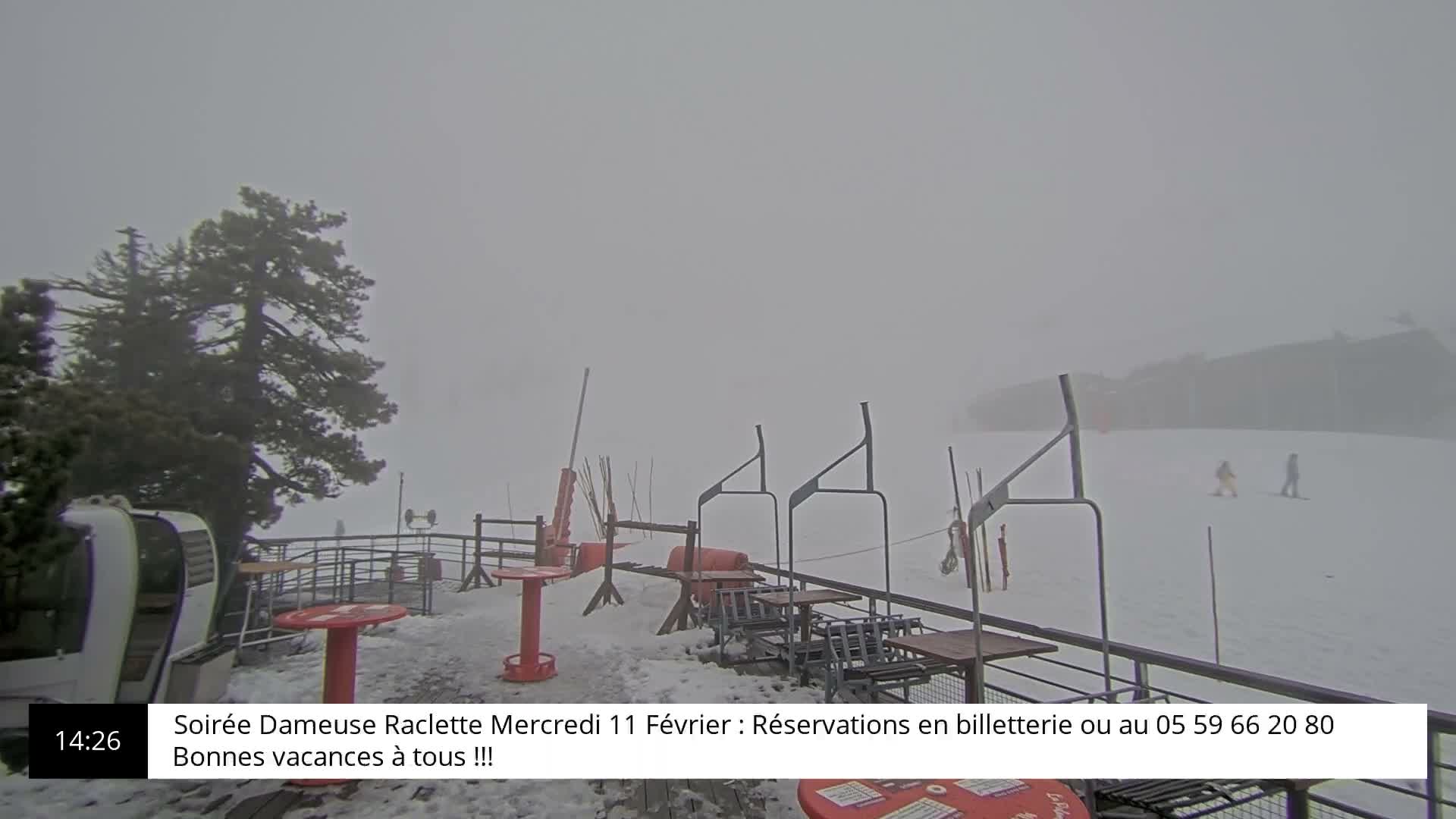 La Pierre-Saint-Martin Ski Area Palombiere Live Cam - Arette, Pyrenees-Atlantiques, Nouvelle-Aquitaine, France