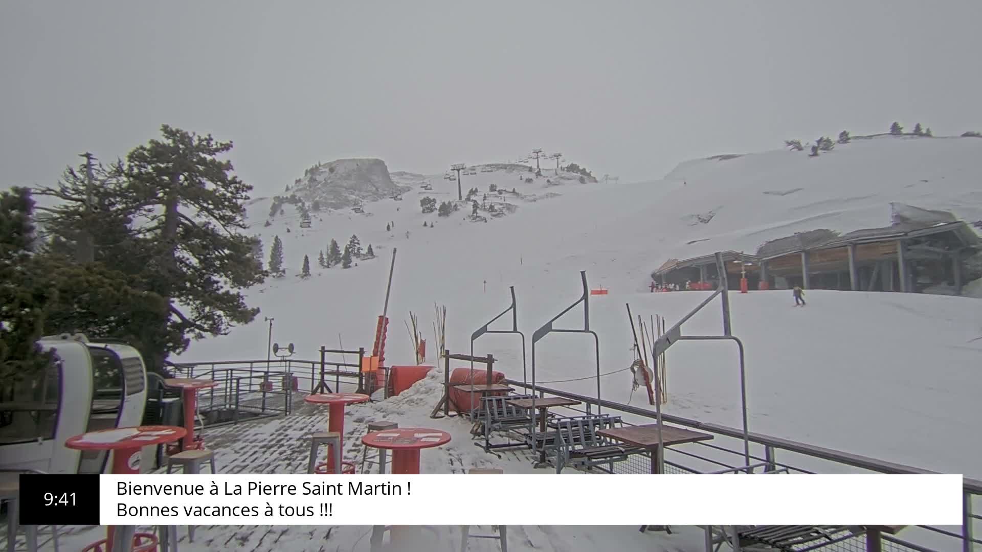 La Pierre-Saint-Martin Ski Area Palombiere Live Cam - Arette, Pyrenees-Atlantiques, Nouvelle-Aquitaine, France
