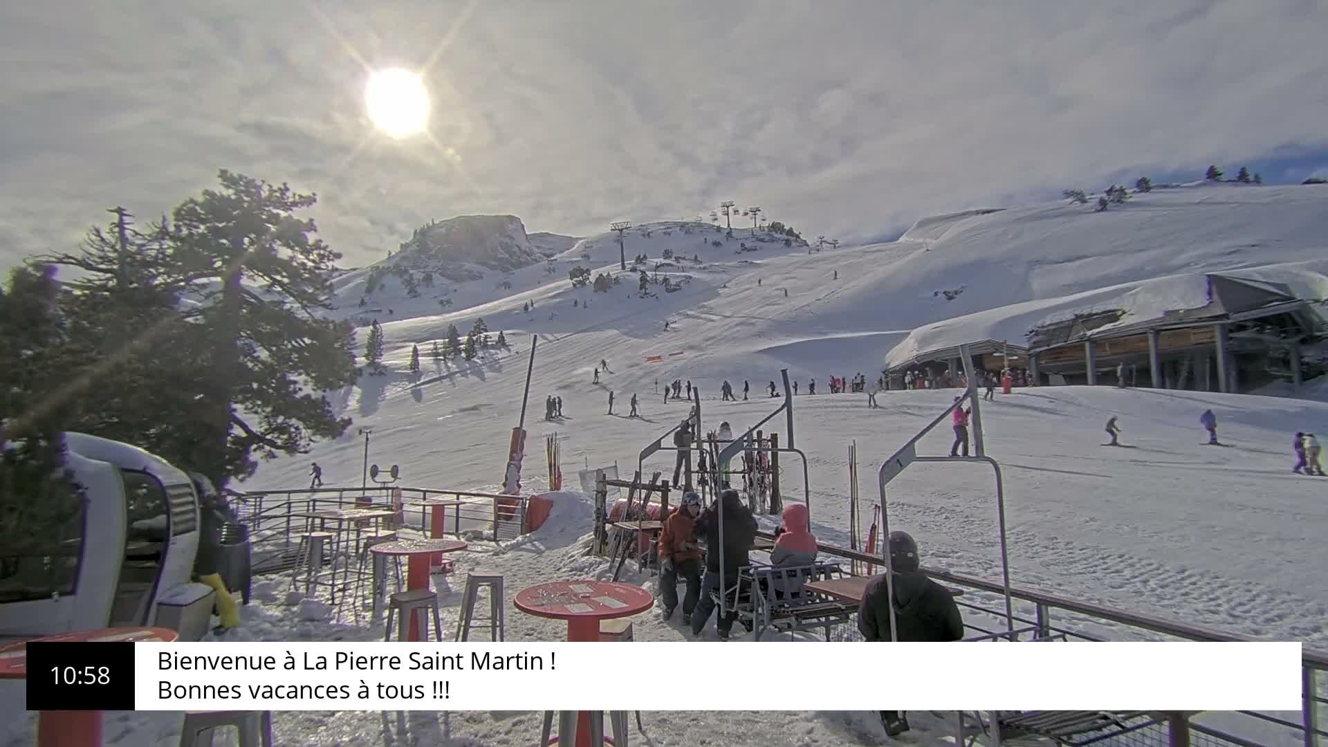 La Pierre-Saint-Martin Ski Area Palombiere Live Cam - Arette, Pyrenees-Atlantiques, Nouvelle-Aquitaine, France