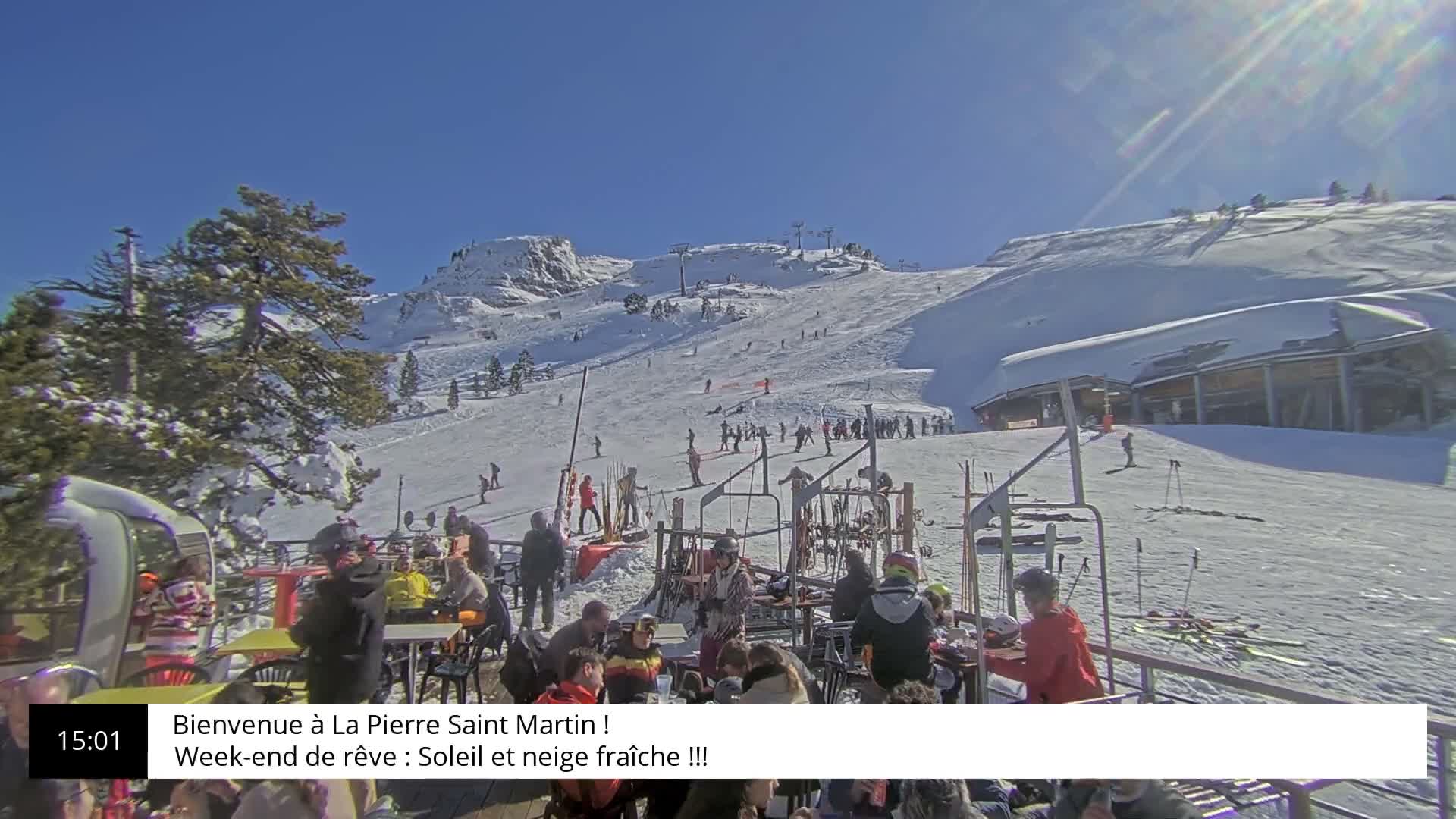 La Pierre-Saint-Martin Ski Area Palombiere Live Cam - Arette, Pyrenees-Atlantiques, Nouvelle-Aquitaine, France