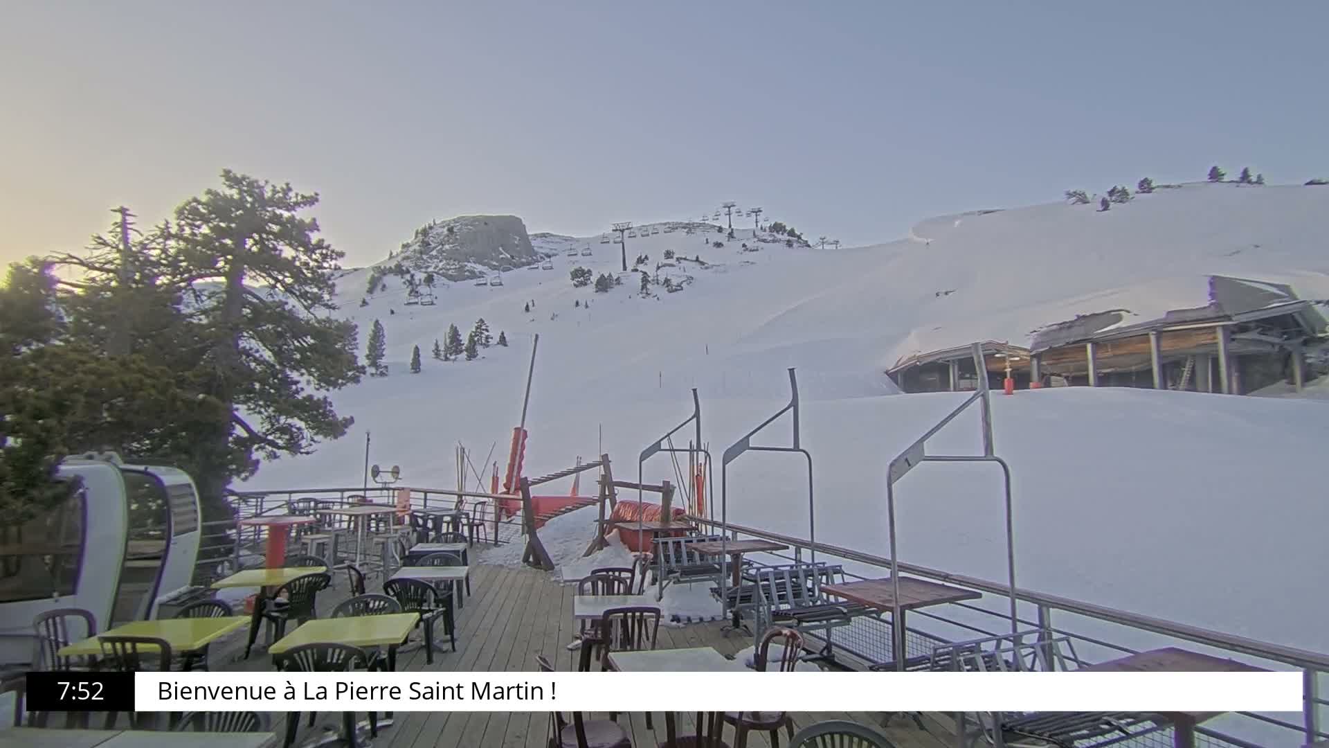 La Pierre-Saint-Martin Ski Area Palombiere Live Cam - Arette, Pyrenees-Atlantiques, Nouvelle-Aquitaine, France