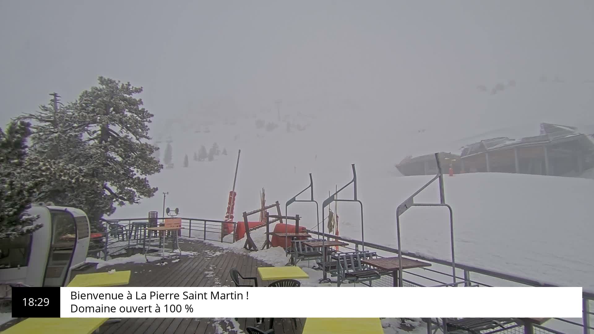 La Pierre-Saint-Martin Ski Area Palombiere Live Cam - Arette, Pyrenees-Atlantiques, Nouvelle-Aquitaine, France