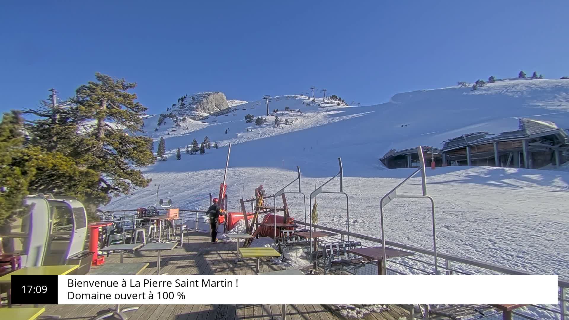La Pierre-Saint-Martin Ski Area Palombiere Live Cam - Arette, Pyrenees-Atlantiques, Nouvelle-Aquitaine, France