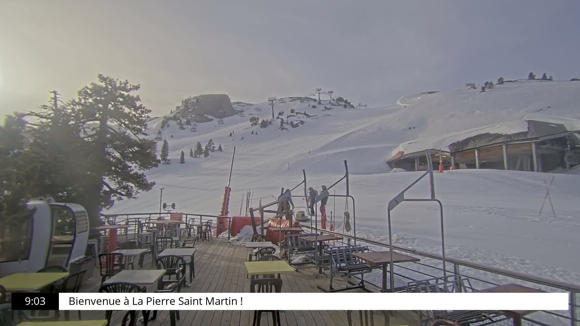 La Pierre-Saint-Martin Ski Area Palombiere Live Cam - Arette, Pyrenees-Atlantiques, Nouvelle-Aquitaine, France