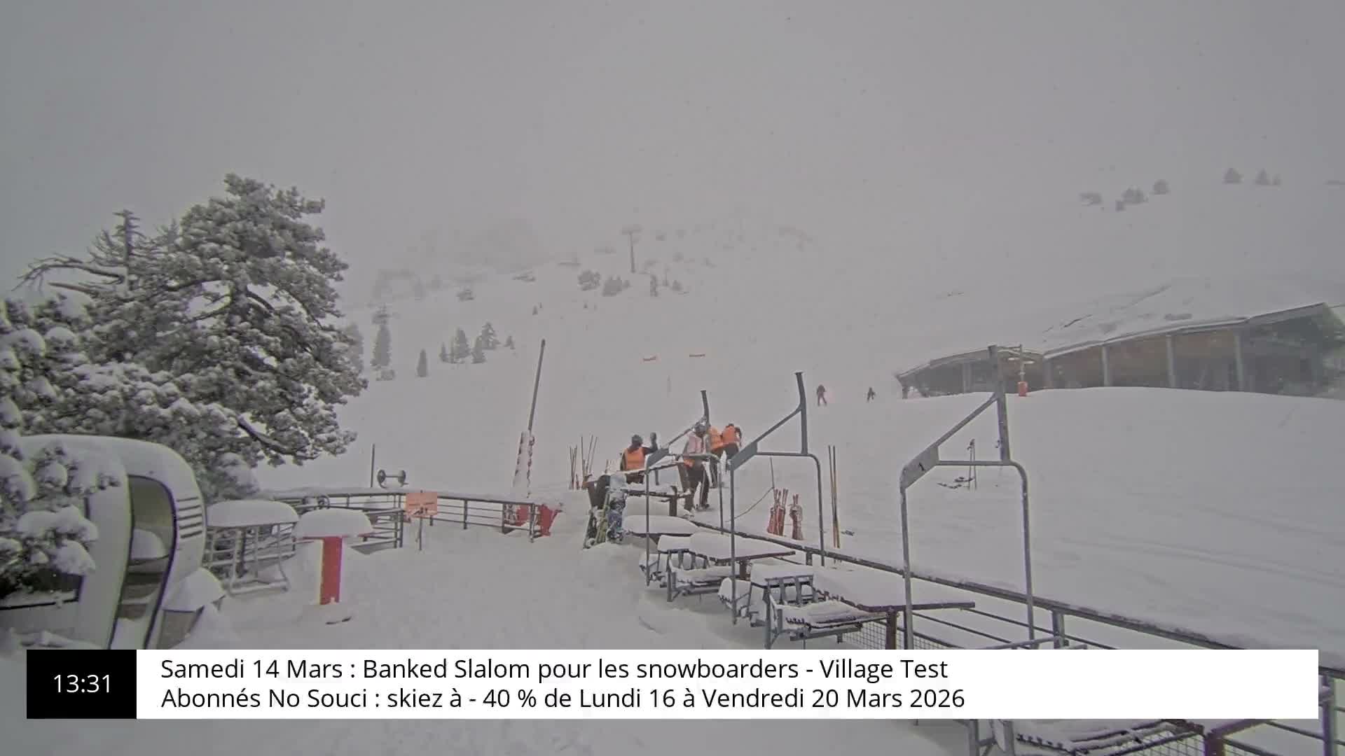 La Pierre-Saint-Martin Ski Area Palombiere Live Cam - Arette, Pyrenees-Atlantiques, Nouvelle-Aquitaine, France