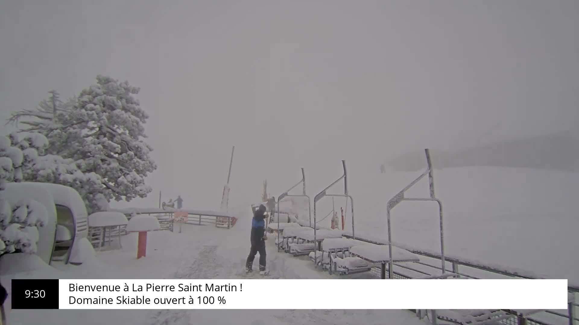 La Pierre-Saint-Martin Ski Area Palombiere Live Cam - Arette, Pyrenees-Atlantiques, Nouvelle-Aquitaine, France