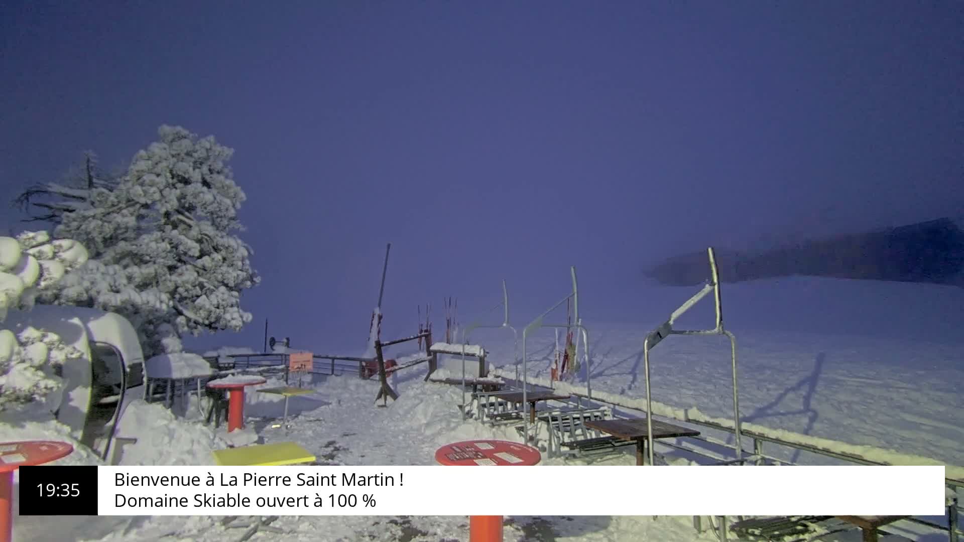 La Pierre-Saint-Martin Ski Area Palombiere Live Cam - Arette, Pyrenees-Atlantiques, Nouvelle-Aquitaine, France