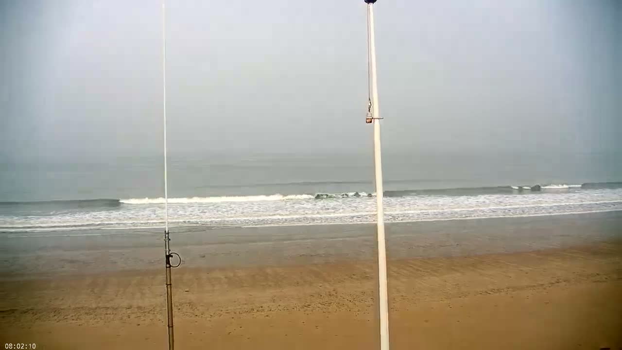 Plage de Jullouville Beach Live Cam - 	Avranches, Manche, Normandie, France