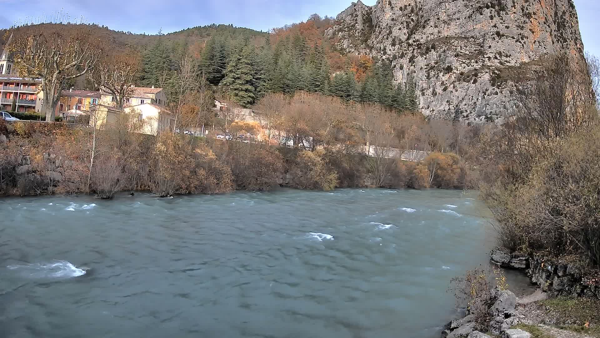 Castellane Verdon River Coast Live  Cam - Castellane, Alpes-de-Haute-Provence, Provence-Alpes-Cote d’Azur, France