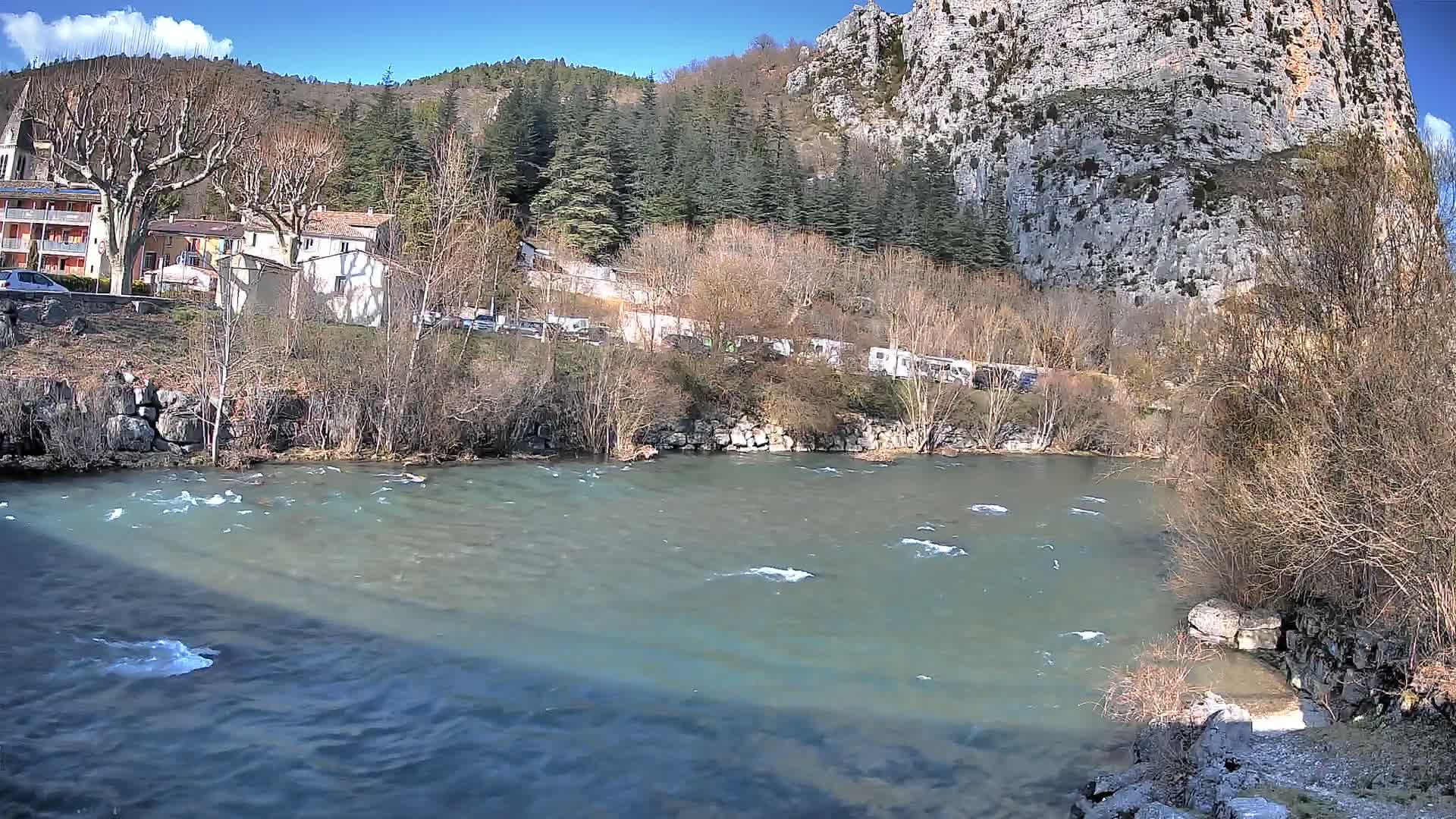 Castellane Verdon River Coast Live  Cam - Castellane, Alpes-de-Haute-Provence, Provence-Alpes-Cote d’Azur, France