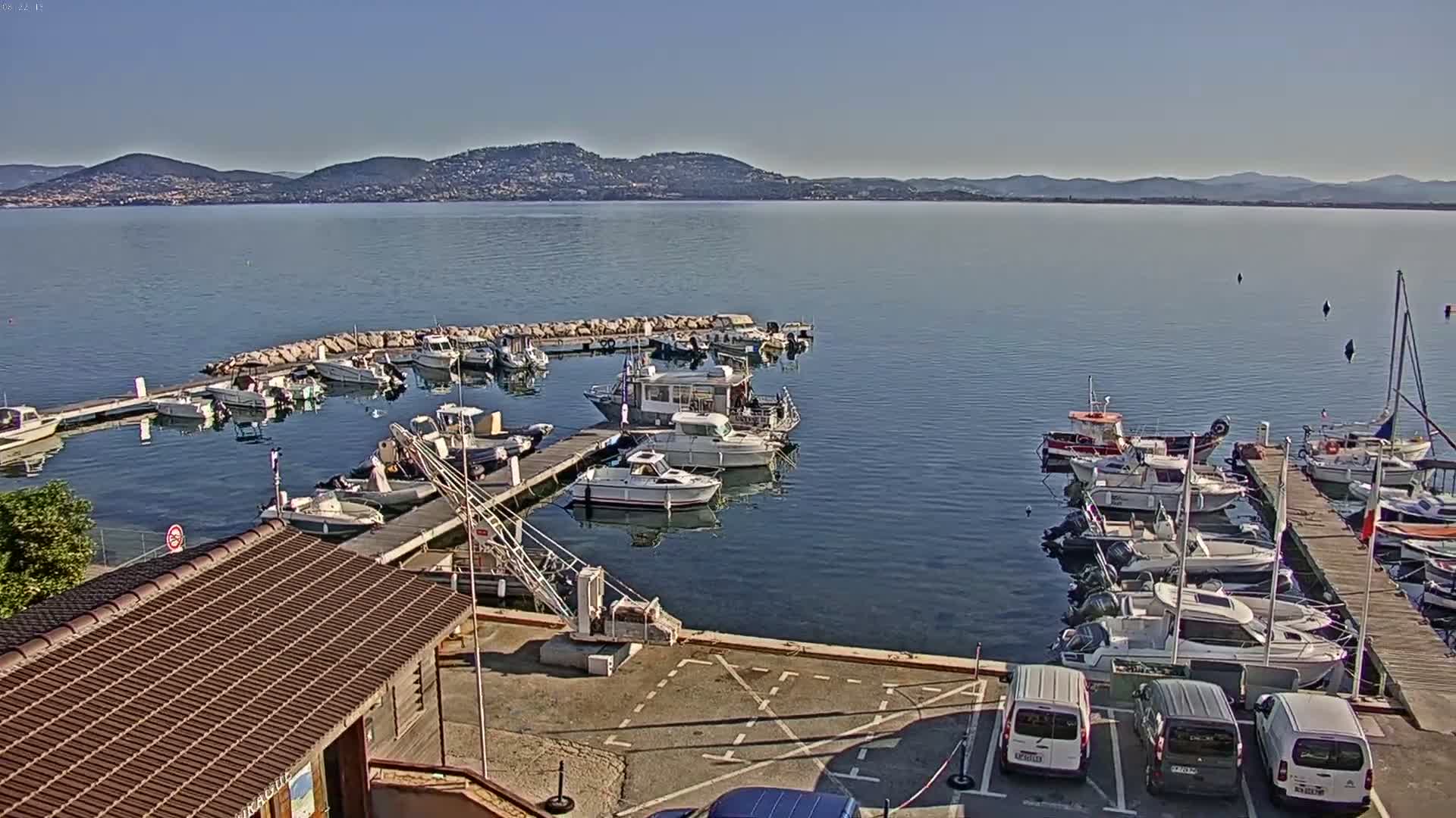 Hyeres, La Madrague Seaport Live Cam - Toulon, Var, Provence-Alpes-Côte d’Azur, France