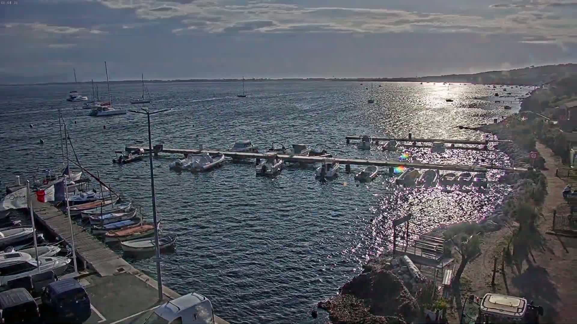 Hyeres, La Madrague Seaport Live Cam - Toulon, Var, Provence-Alpes-Côte d’Azur, France