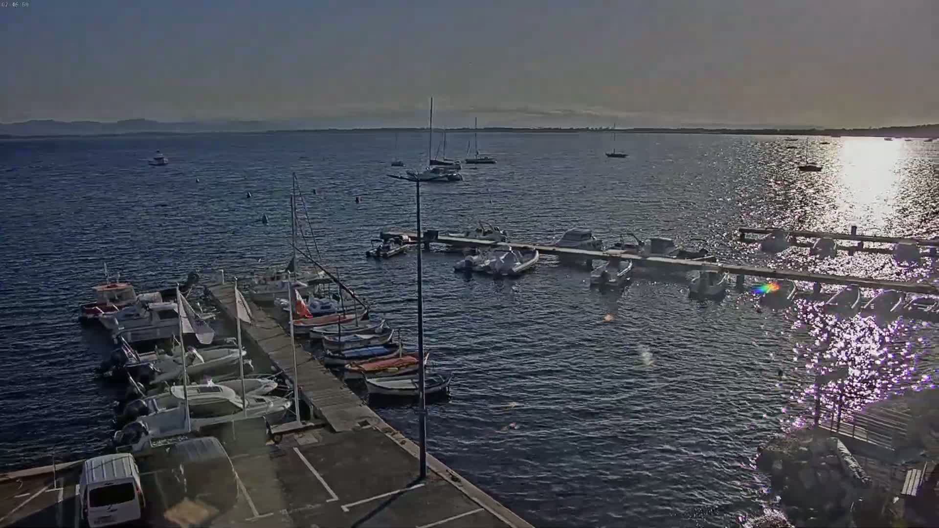 Hyeres, La Madrague Seaport Live Cam - Toulon, Var, Provence-Alpes-Côte d’Azur, France
