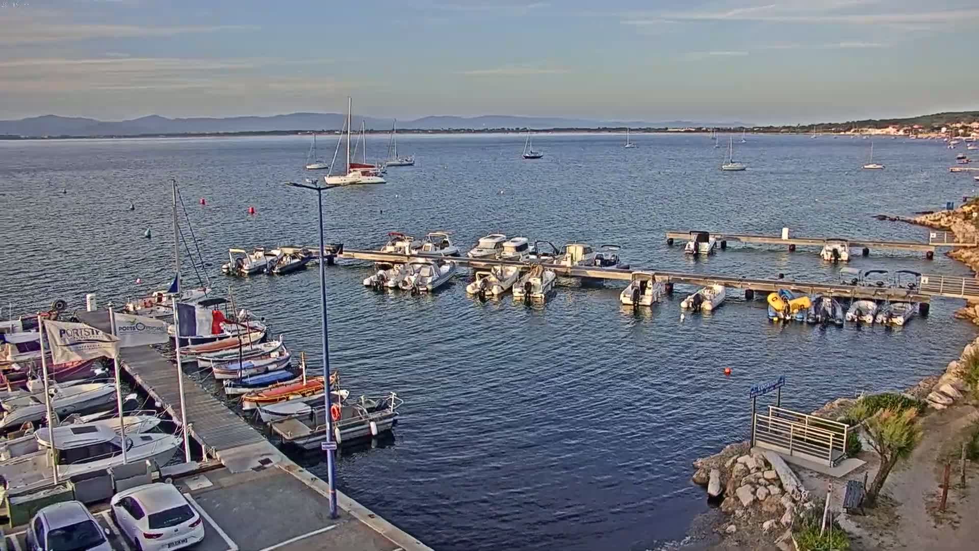 Hyeres, La Madrague Seaport Live Cam - Toulon, Var, Provence-Alpes-Côte d’Azur, France
