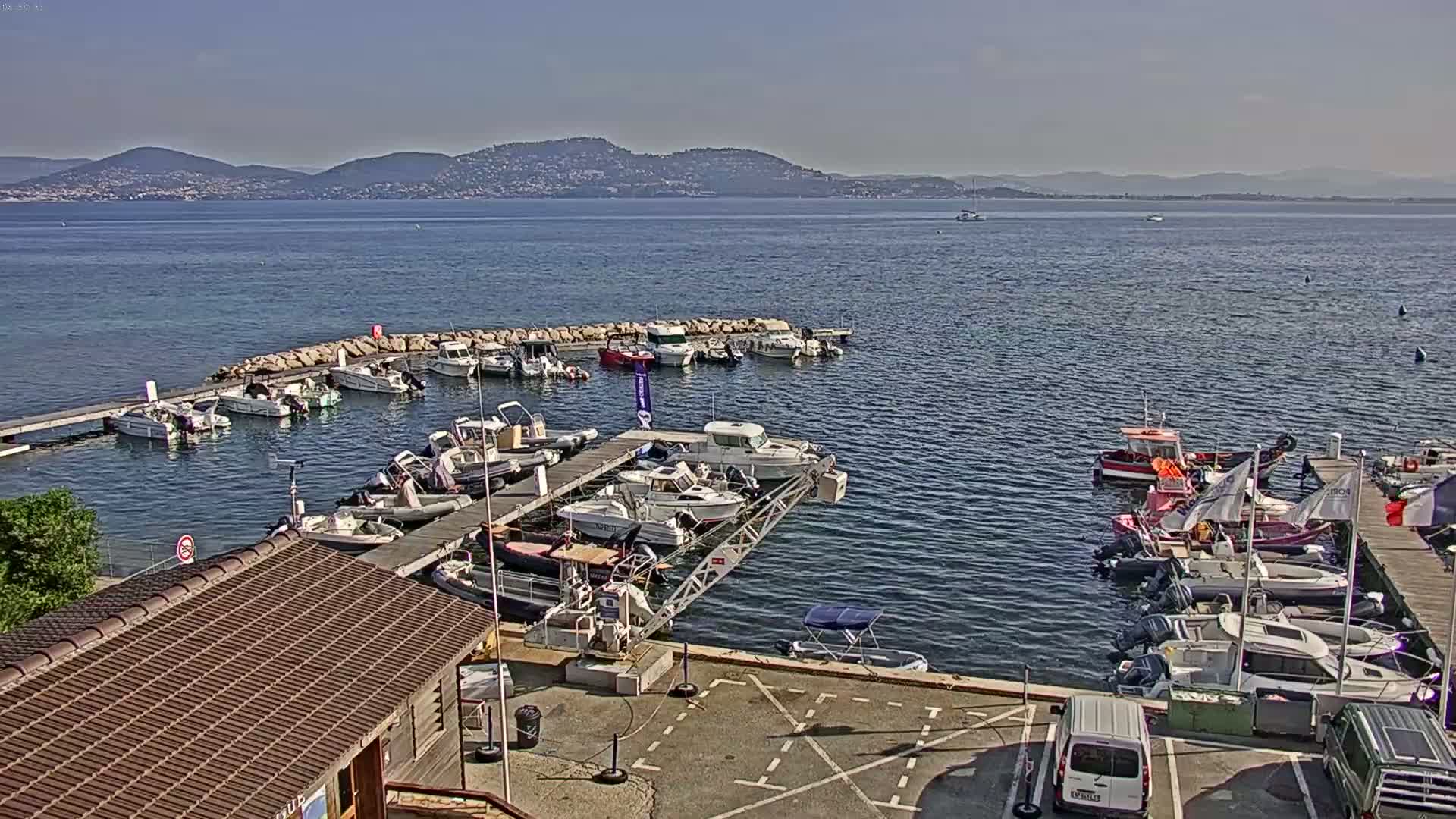 Hyeres, La Madrague Seaport Live Cam - Toulon, Var, Provence-Alpes-Côte d’Azur, France