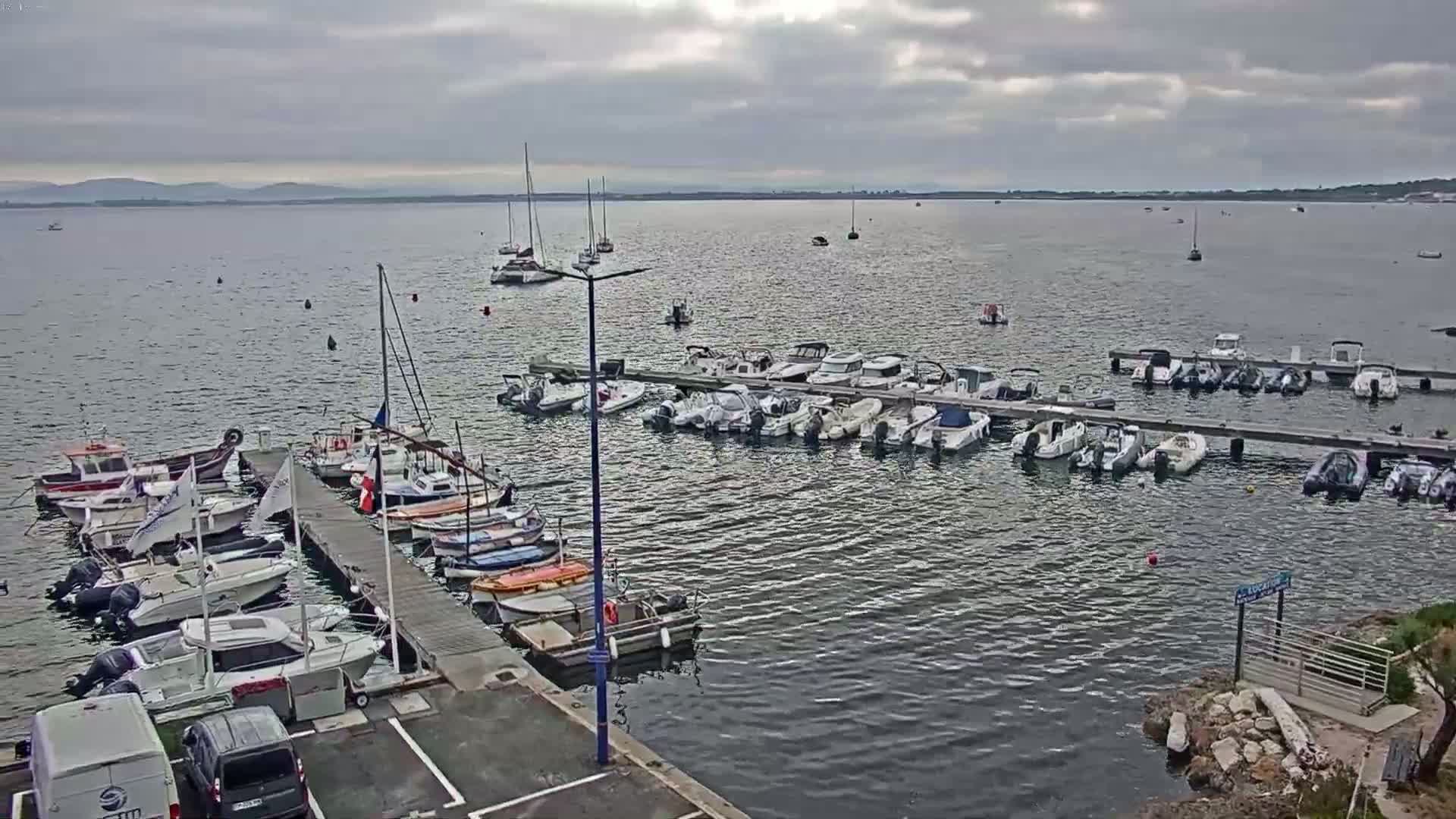 Hyeres, La Madrague Seaport Live Cam - Toulon, Var, Provence-Alpes-Côte d’Azur, France