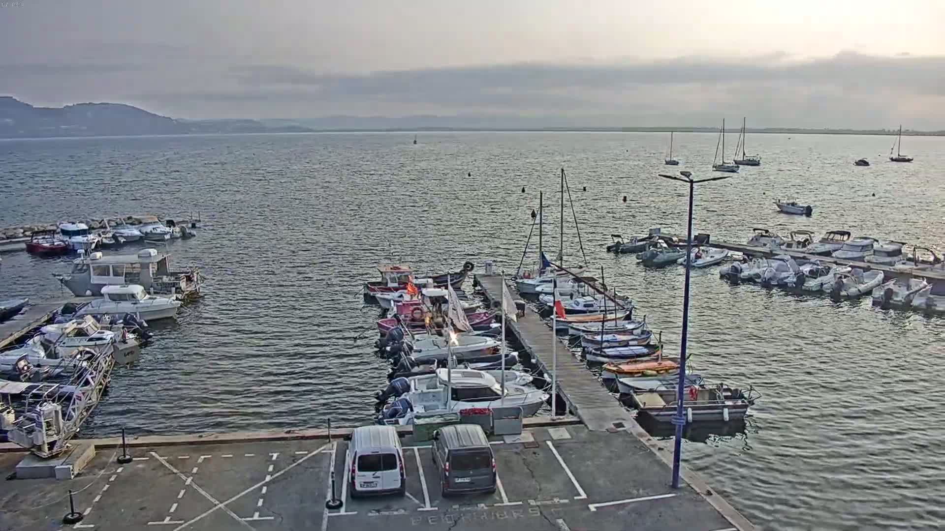 Hyeres, La Madrague Seaport Live Cam - Toulon, Var, Provence-Alpes-Côte d’Azur, France