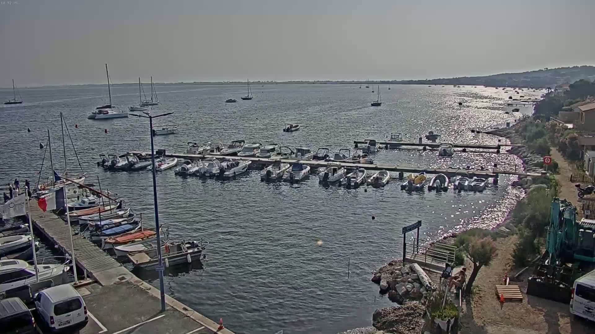 Hyeres, La Madrague Seaport Live Cam - Toulon, Var, Provence-Alpes-Côte d’Azur, France