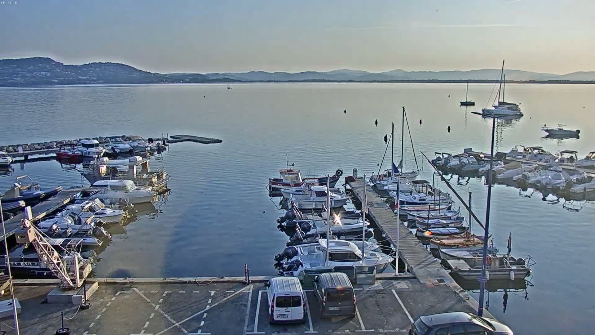 Hyeres, La Madrague Seaport Live Cam - Toulon, Var, Provence-Alpes-Côte d’Azur, France