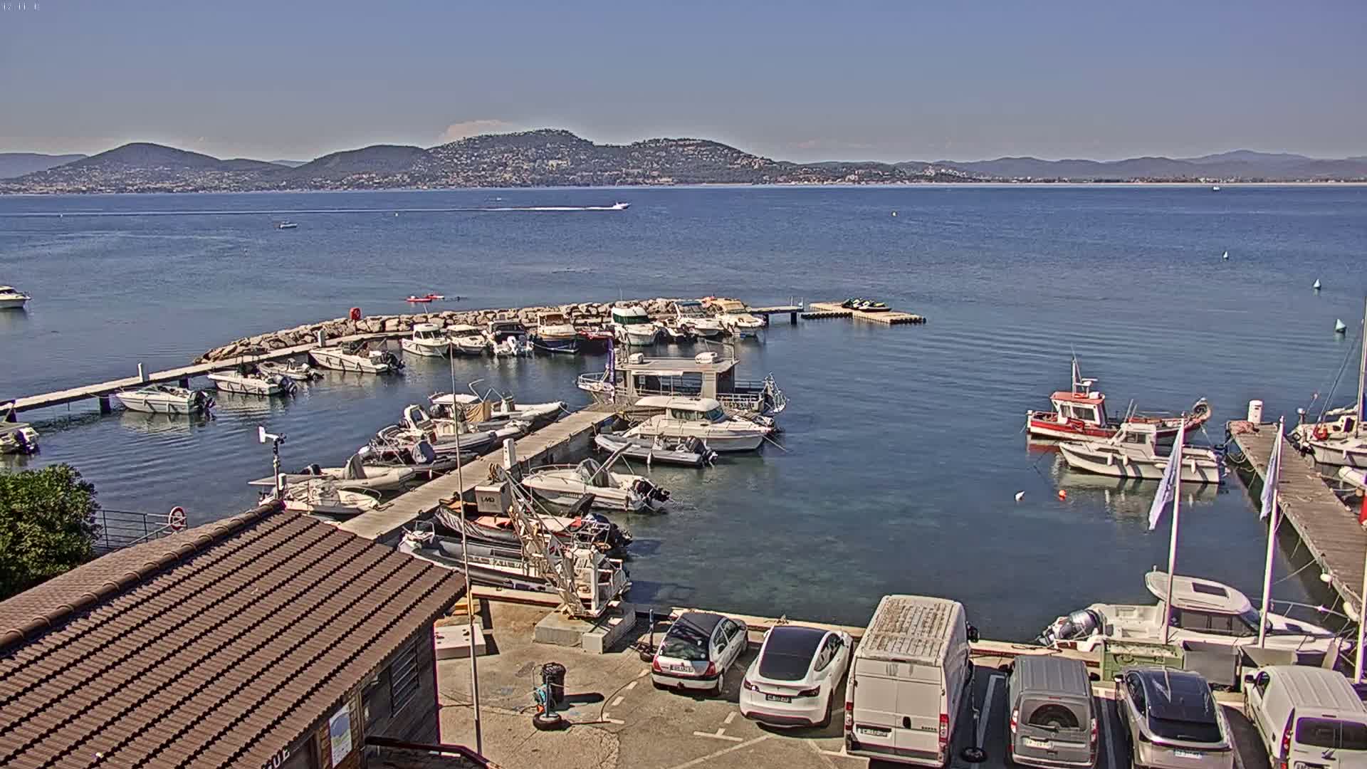 Hyeres, La Madrague Seaport Live Cam - Toulon, Var, Provence-Alpes-Côte d’Azur, France